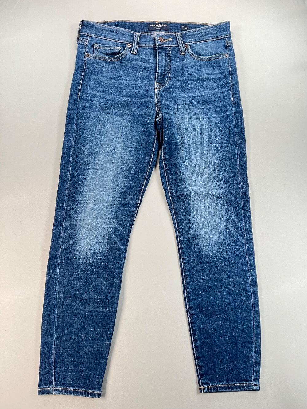 Lucky Brand - Mid-Rise Ava Crop Blue Jeans (Women's 8 / 29)